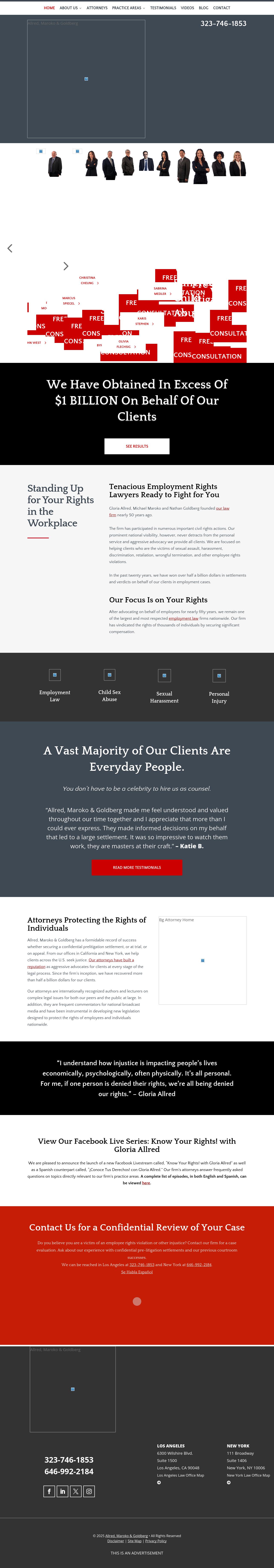 Allred, Maroko & Goldberg - Los Angeles CA Lawyers