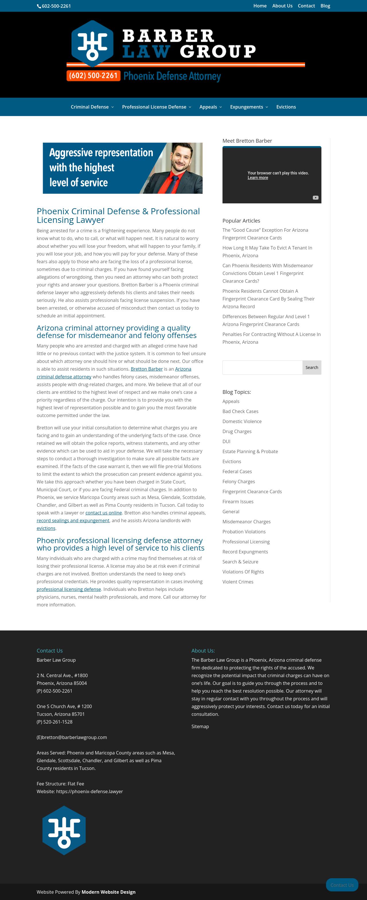 Barber Law Group PLLC - Phoenix AZ Lawyers