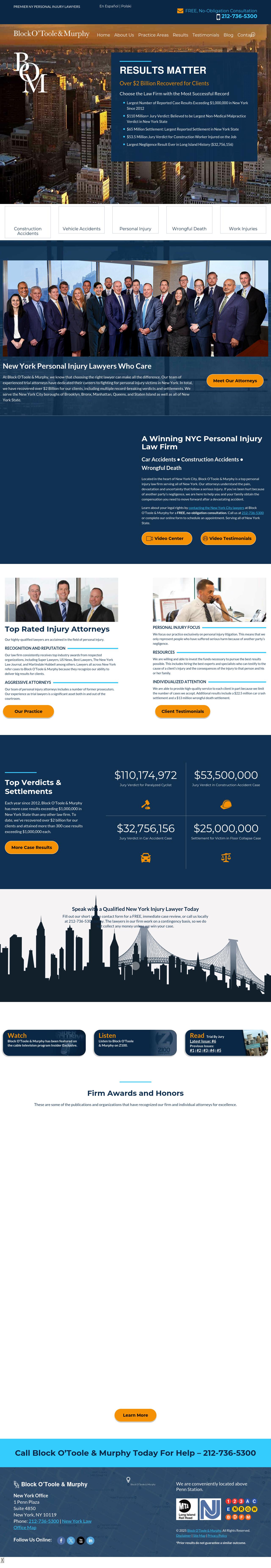Block O'Toole & Murphy - New York NY Lawyers