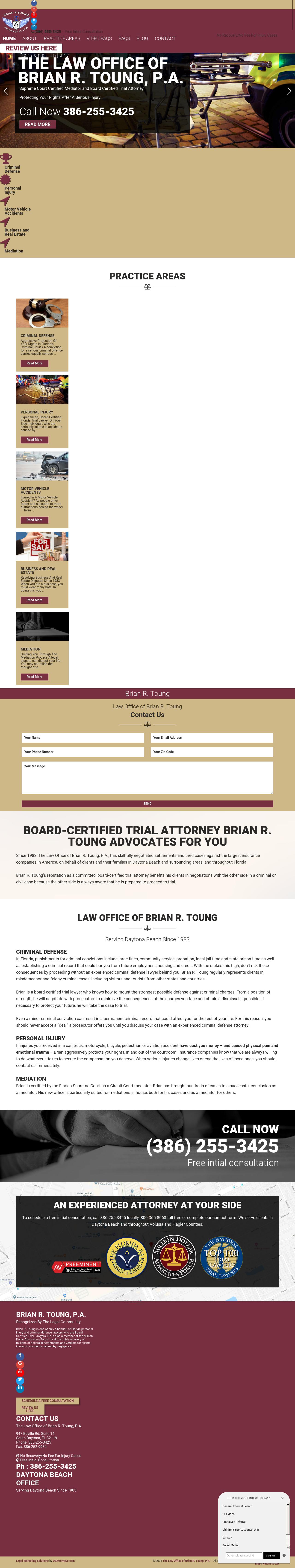 Brian R. Toung, Attorney at Law - South Daytona FL Lawyers