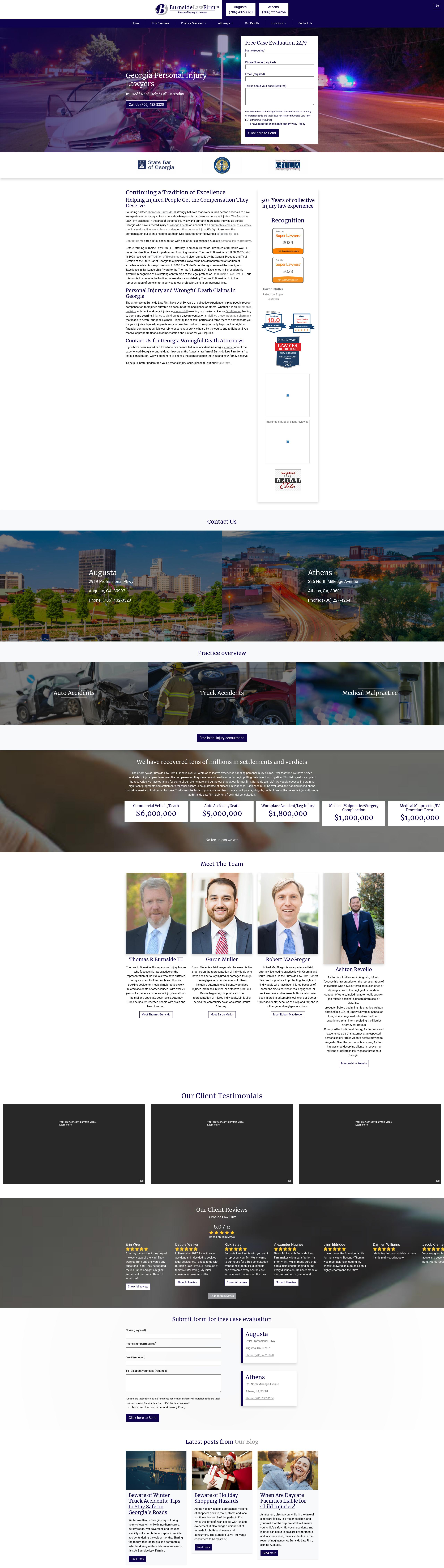 Burnside Law Firm LLP - Augusta GA Lawyers