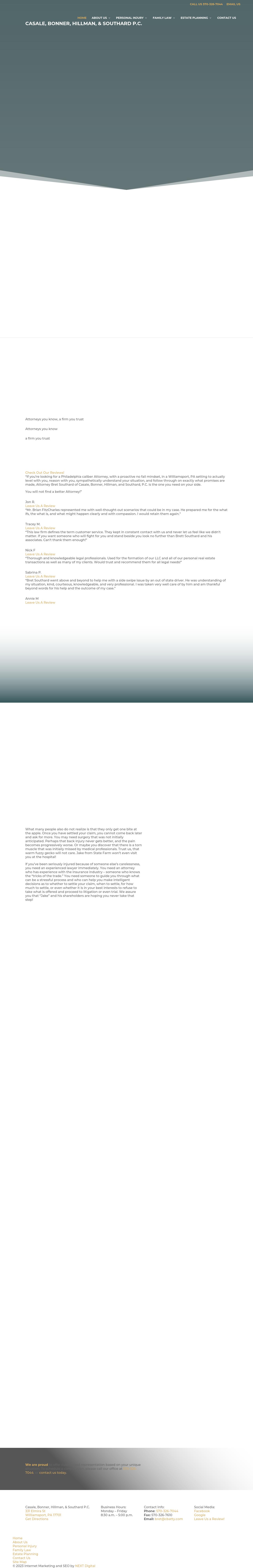 Casale & Bonner, P.C. - Williamsport PA Lawyers