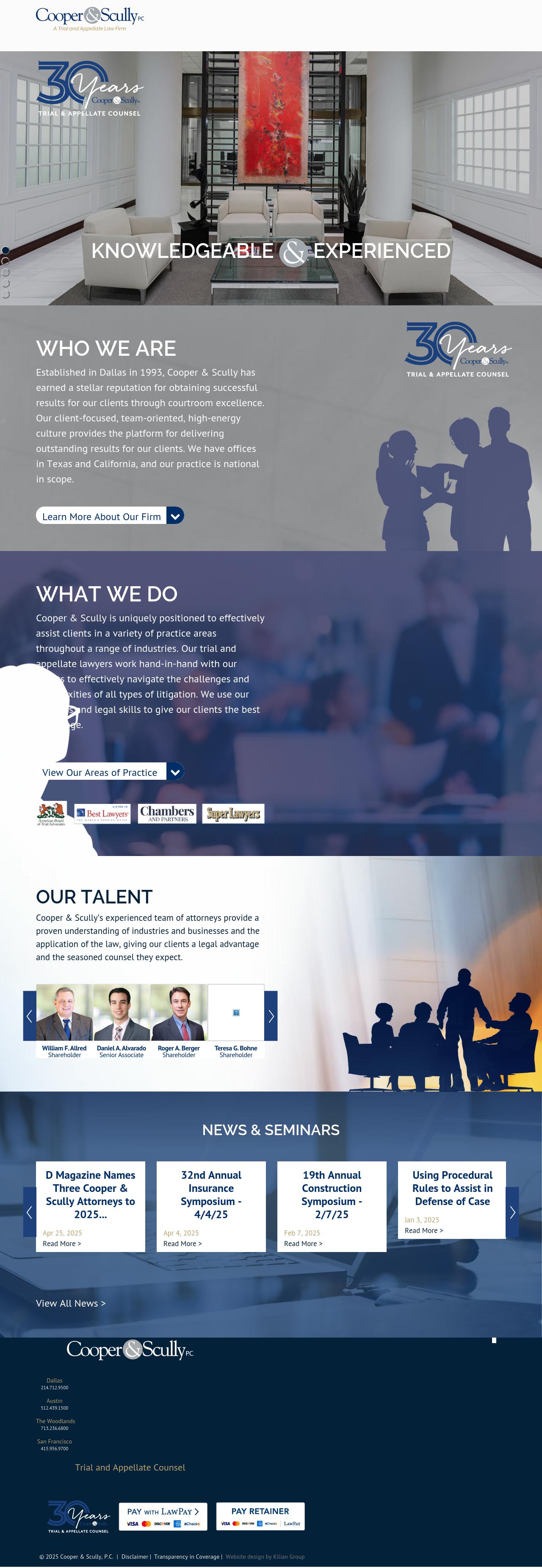 Cooper & Scully, P.C. - Houston TX Lawyers