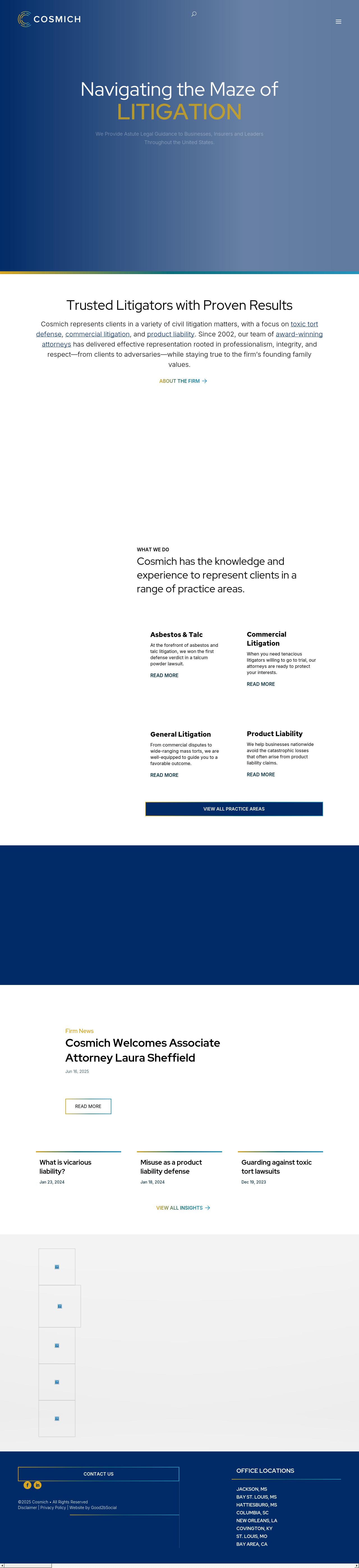 Cosmich Simmons & Brown, PLLC - Cincinnati OH Lawyers