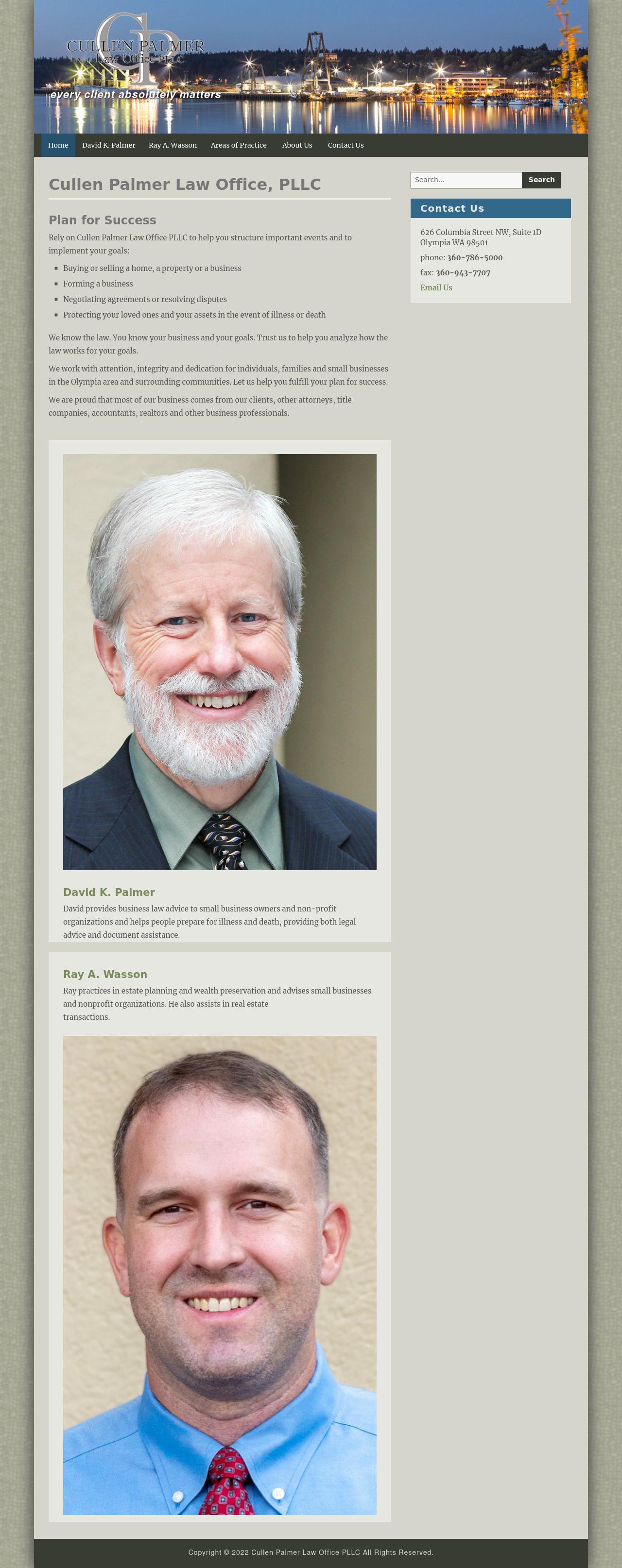 Cullen Palmer Law Office, L.L.P. - Olympia WA Lawyers