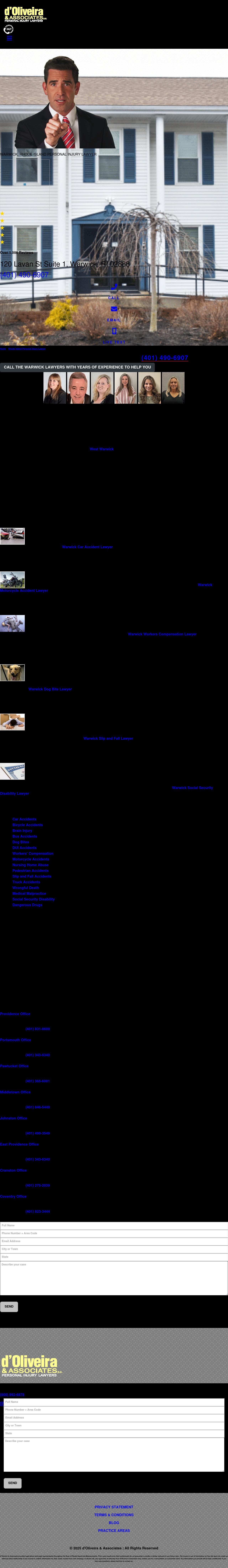 d'Oliveira & Associates - Warwick RI Lawyers