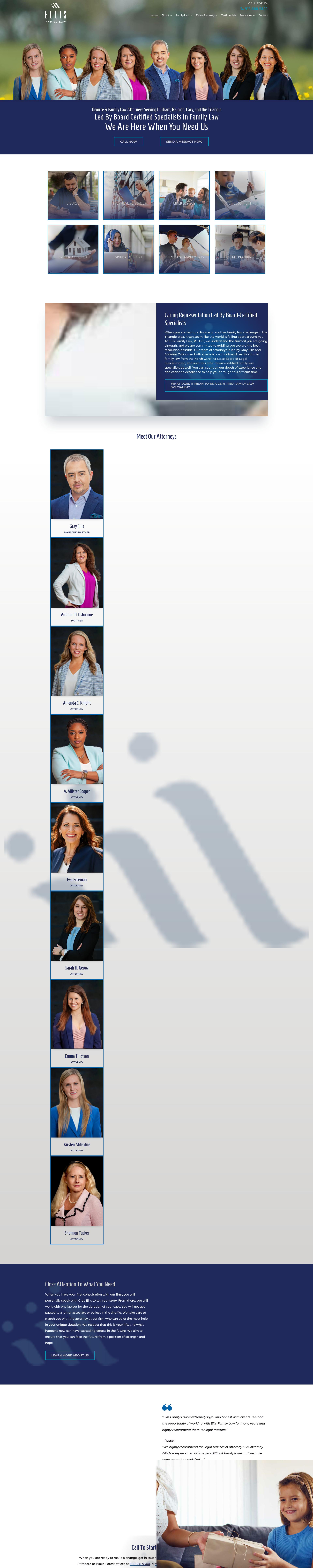 Ellis Family Law, P.L.L.C. - Durham NC Lawyers