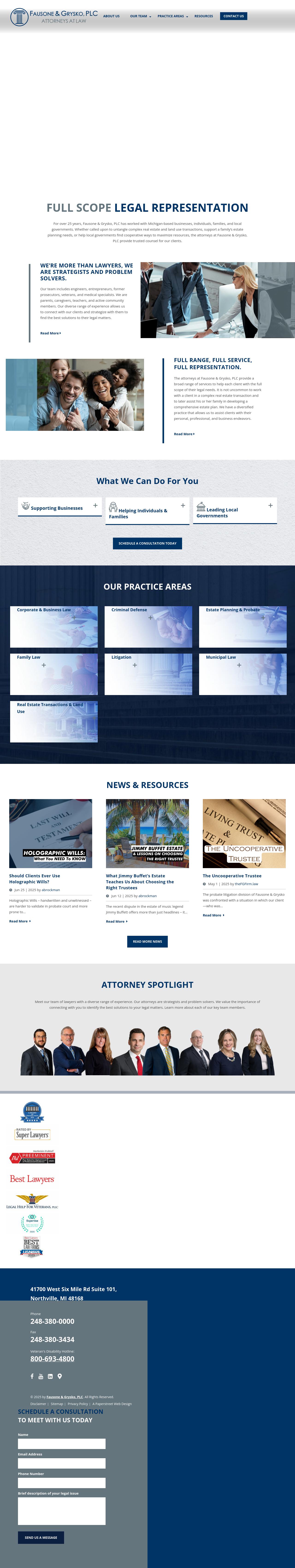 Fausone Bohn, LLP - Northville MI Lawyers
