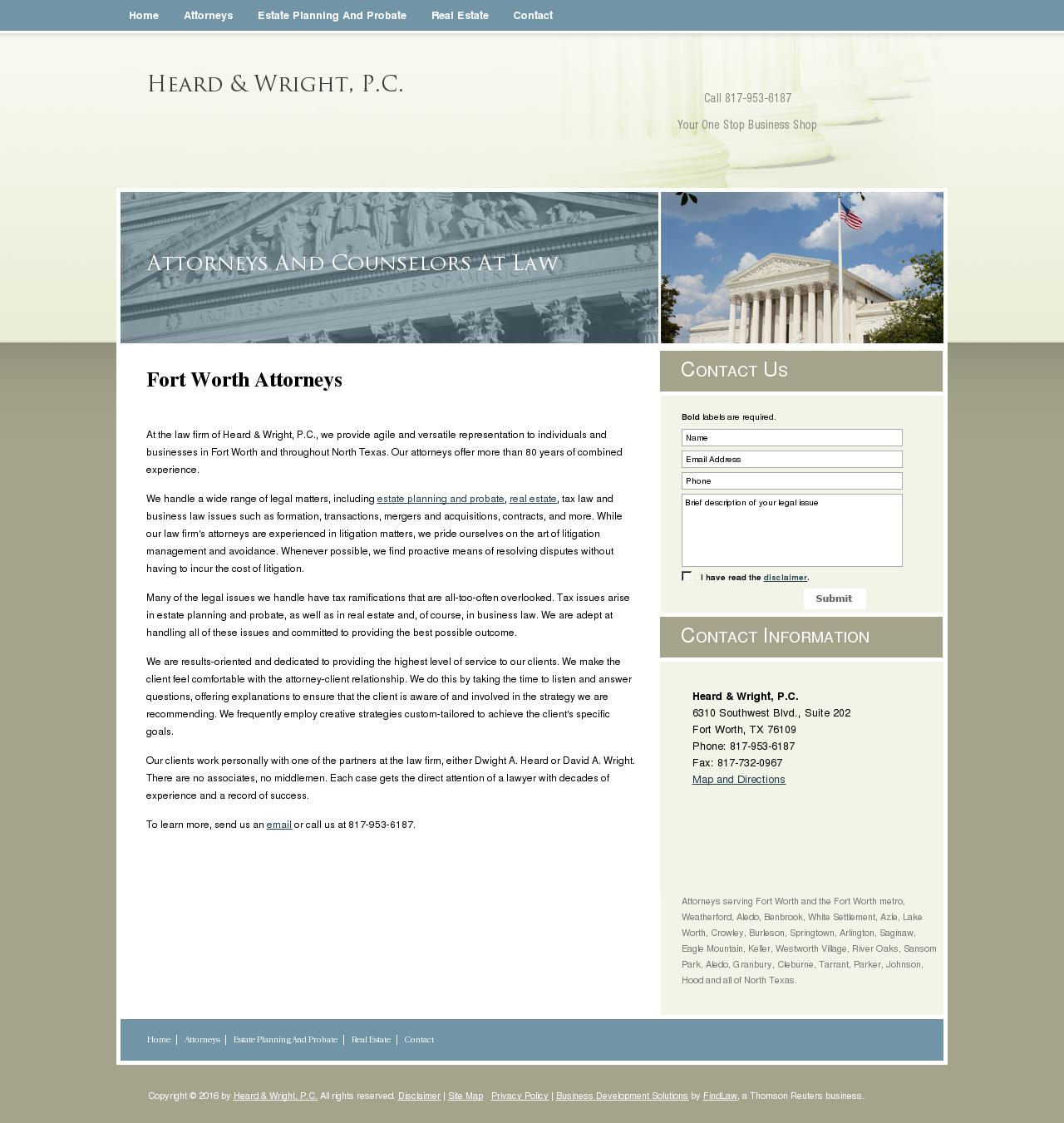 Heard & Wright, P.C. - Fort Worth TX Lawyers