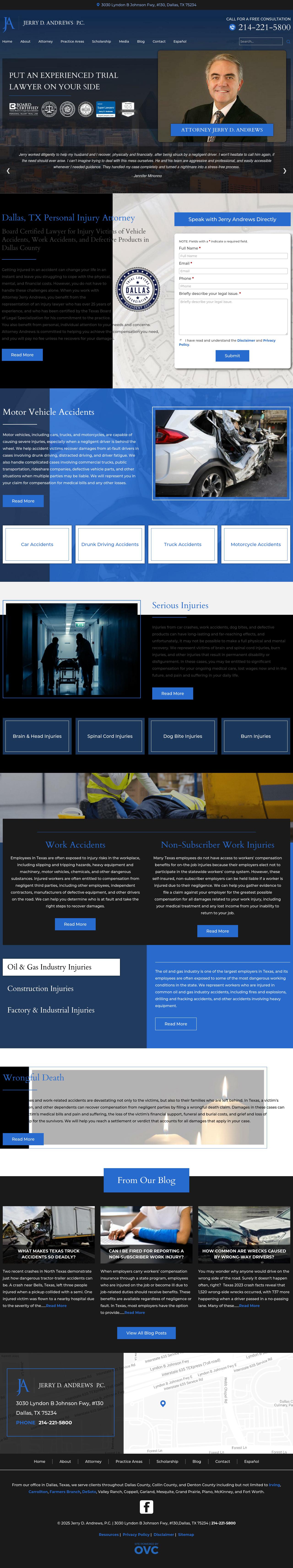 Jerry D. Andrews, P.C. - Dallas TX Lawyers