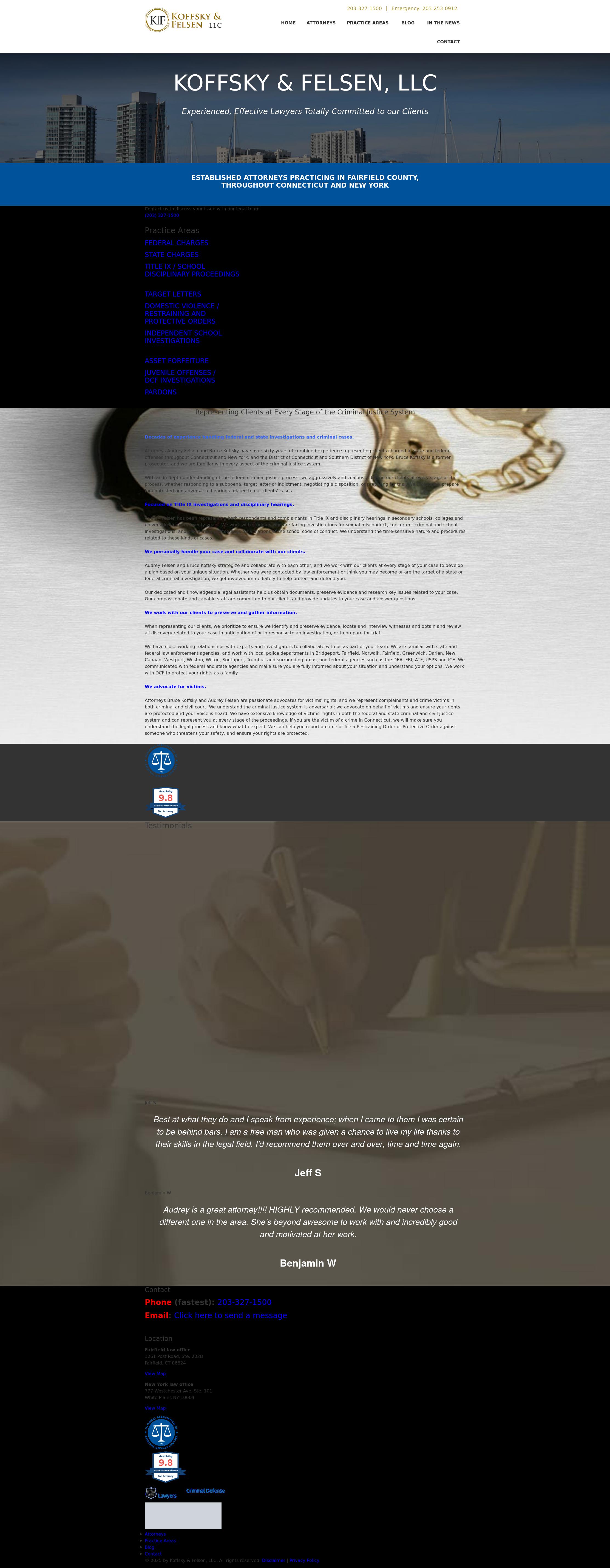 Koffsky & Felsen, LLC - Stamford CT Lawyers