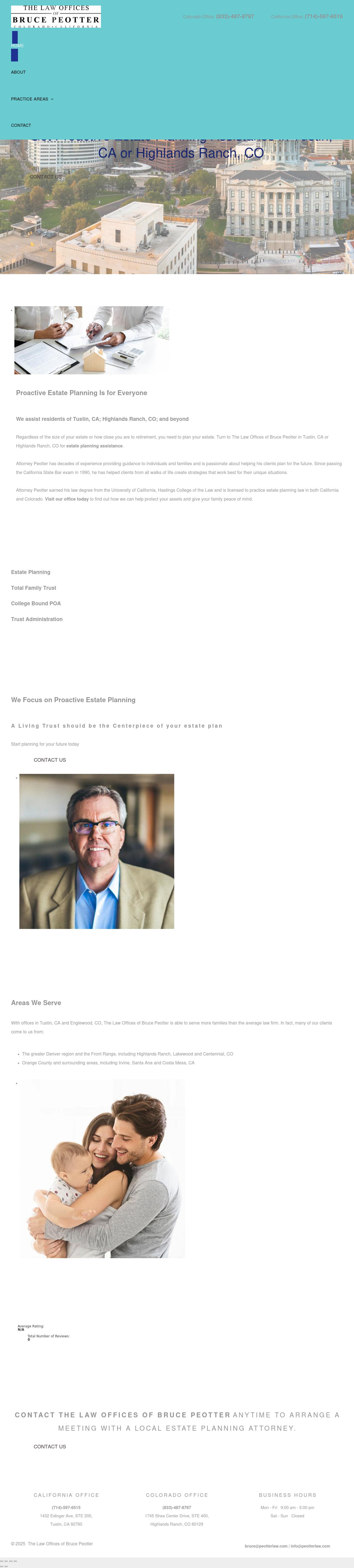 Law Office of Bruce Peotter - Tustin CA Lawyers