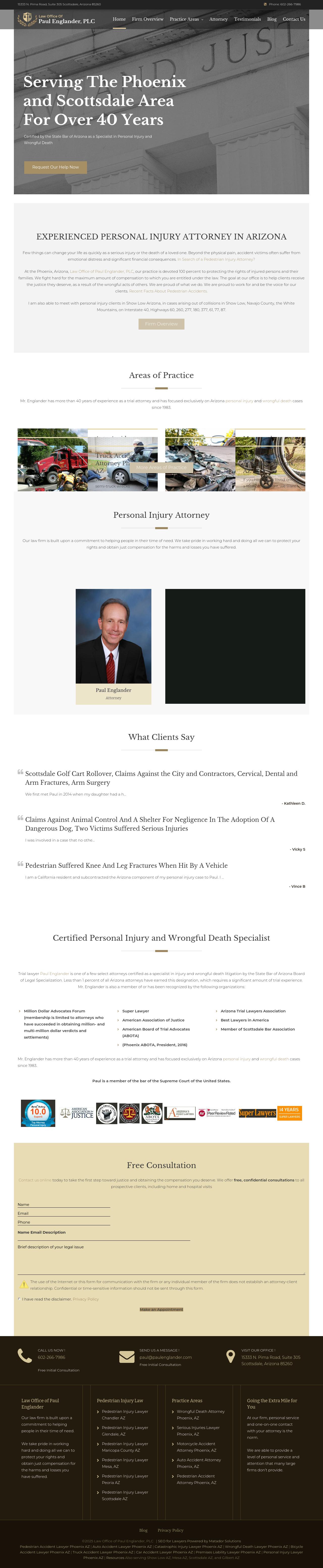 Law Office of Paul Englander, PLC - Phoenix AZ Lawyers