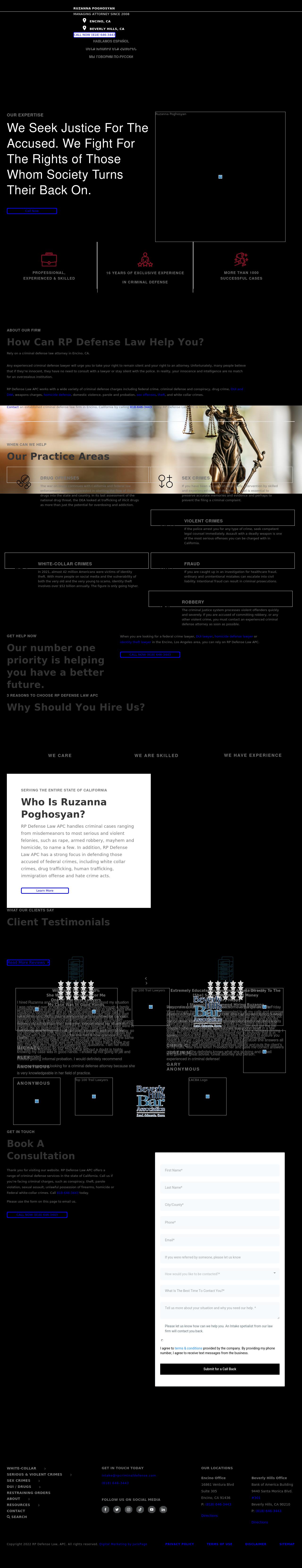 Law Office of Ruzanna Poghosyan - Encino CA Lawyers