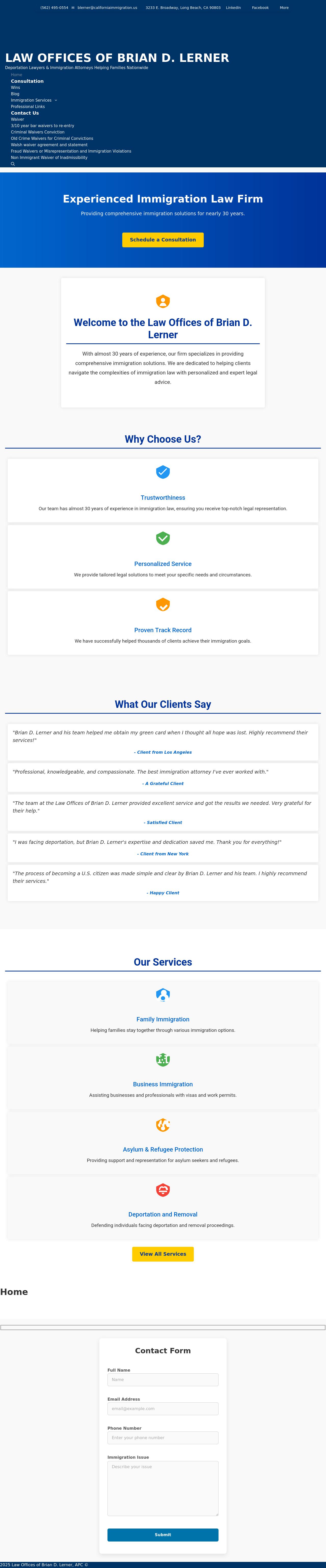 Law Offices Of Brian D. Lerner, A Professional Corporation - Los Angeles CA Lawyers