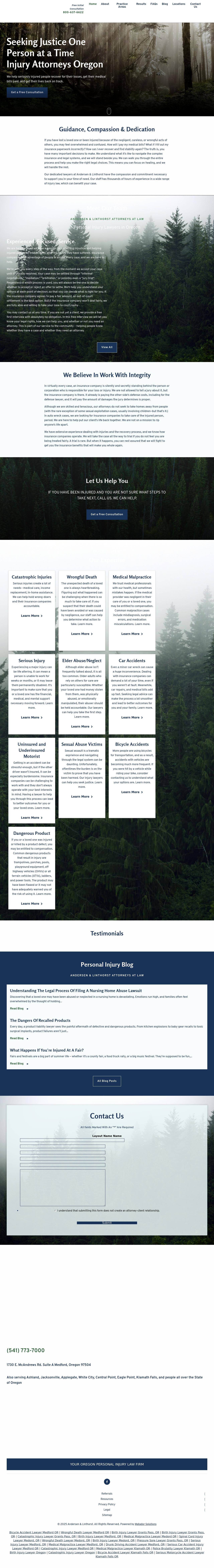 Law Offices of Kelly L. Andersen - Medford OR Lawyers