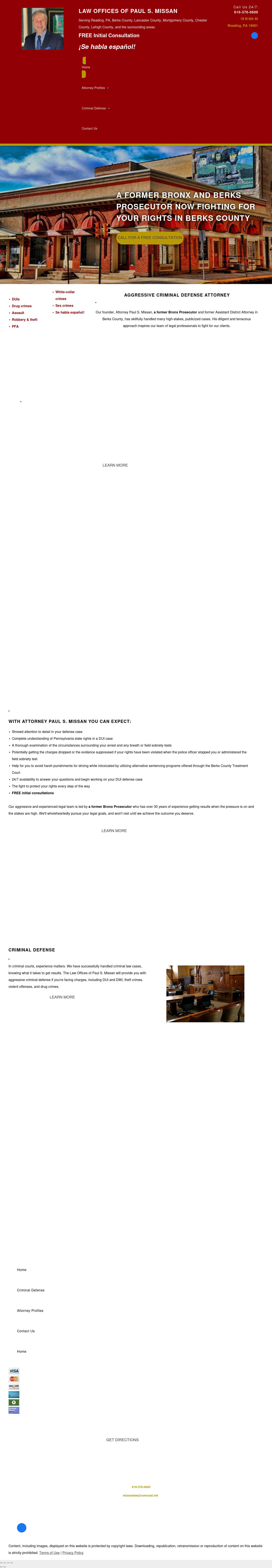Law Offices of Paul S. Missan - Reading PA Lawyers