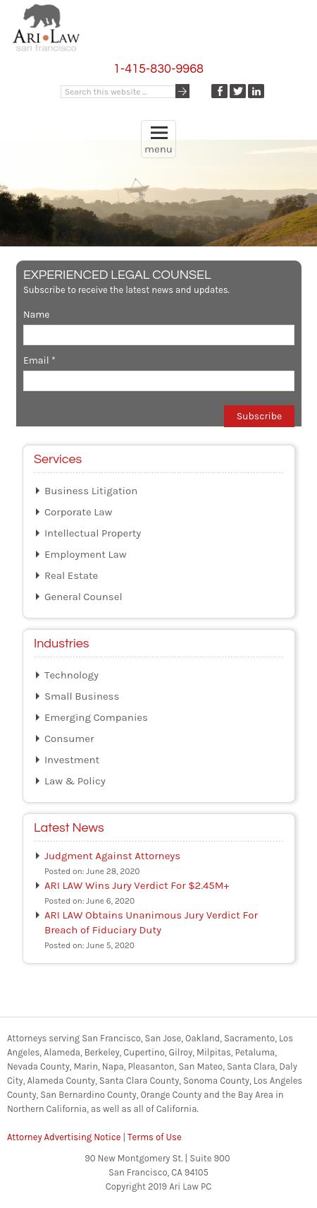 Ari Law PC - San Francisco CA Lawyers