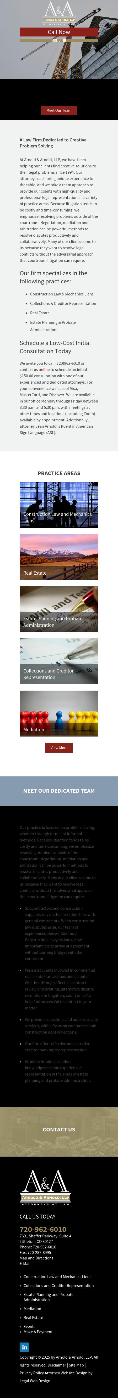 Arnold & Arnold, LLP - Littleton CO Lawyers