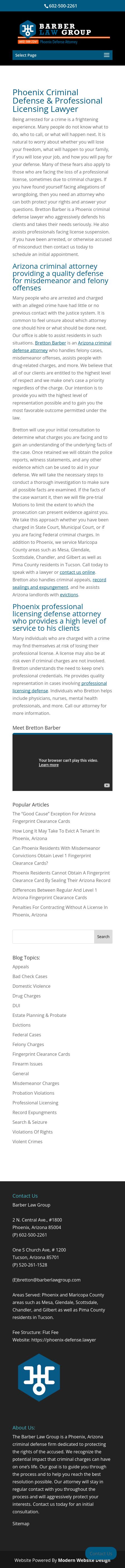 Barber Law Group PLLC - Phoenix AZ Lawyers