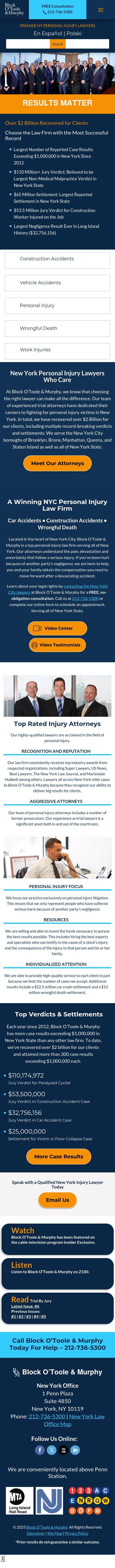 Block O'Toole & Murphy - New York NY Lawyers