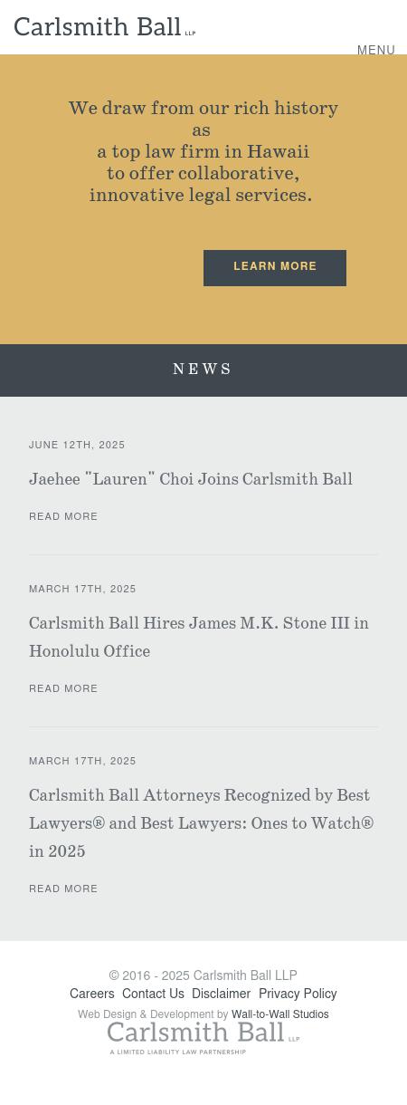 Carlsmith Ball LLP - Honolulu HI Lawyers