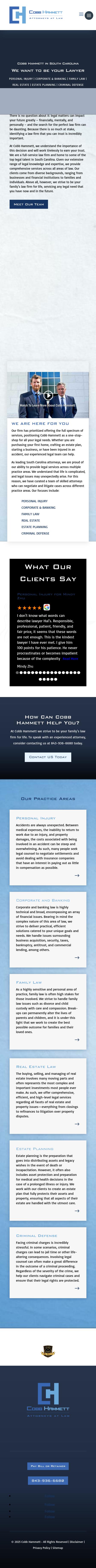 Cobb, Dill & Hammett, LLC - Mt. Pleasant SC Lawyers