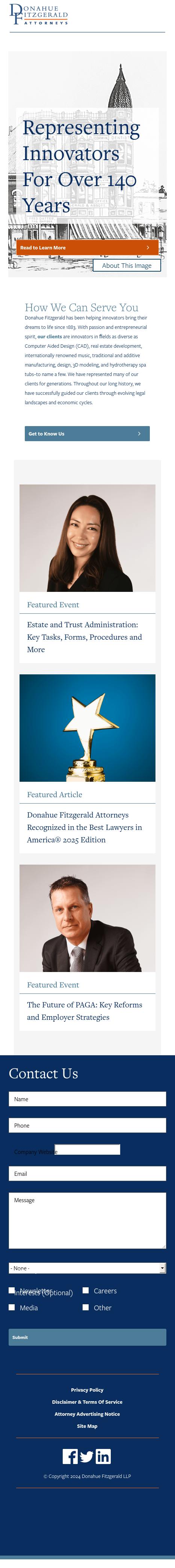 Donahue Fitzgerald LLP - Oakland CA Lawyers