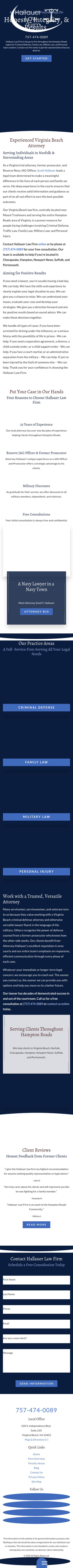 Hallauer Law Firm - Virginia Beach VA Lawyers