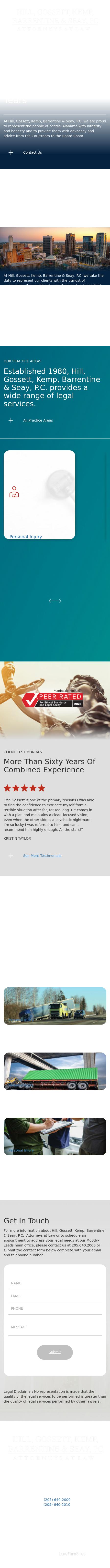 Hill, Hill and Gossett, P.C. - Moody AL Lawyers