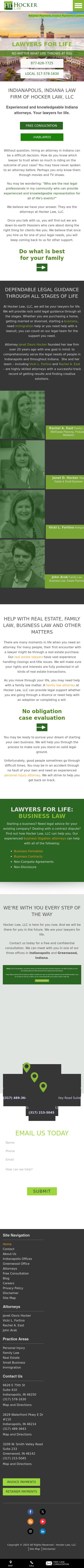 Hocker & Associates, LLC - Greenwood IN Lawyers