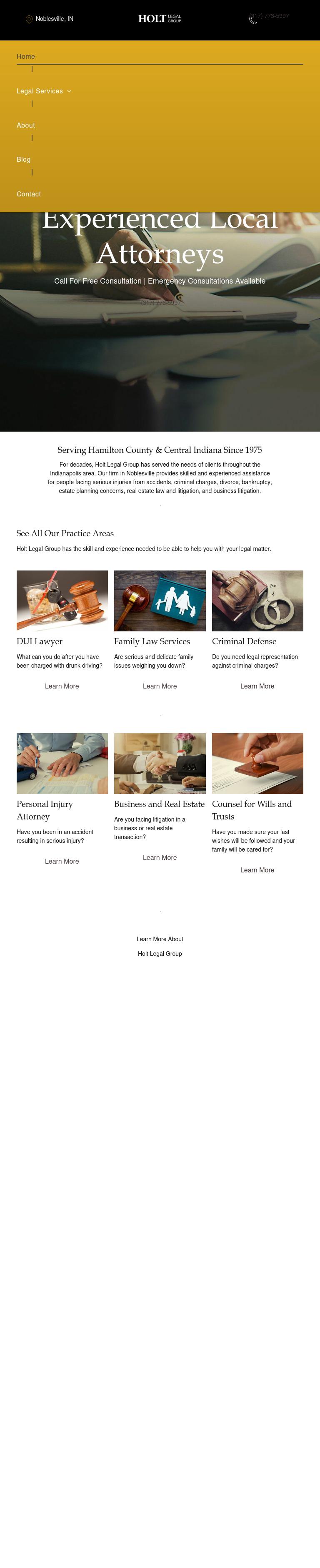 Holt Legal Group - Noblesville IN Lawyers