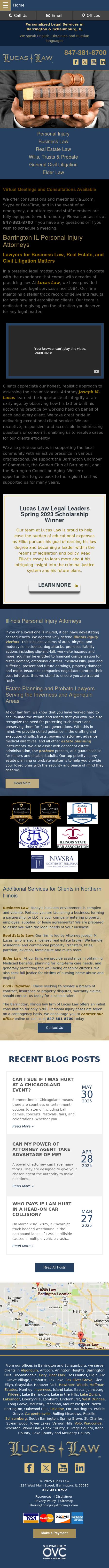 Joseph M. Lucas & Associates, L.L.C. - Barrington IL Lawyers