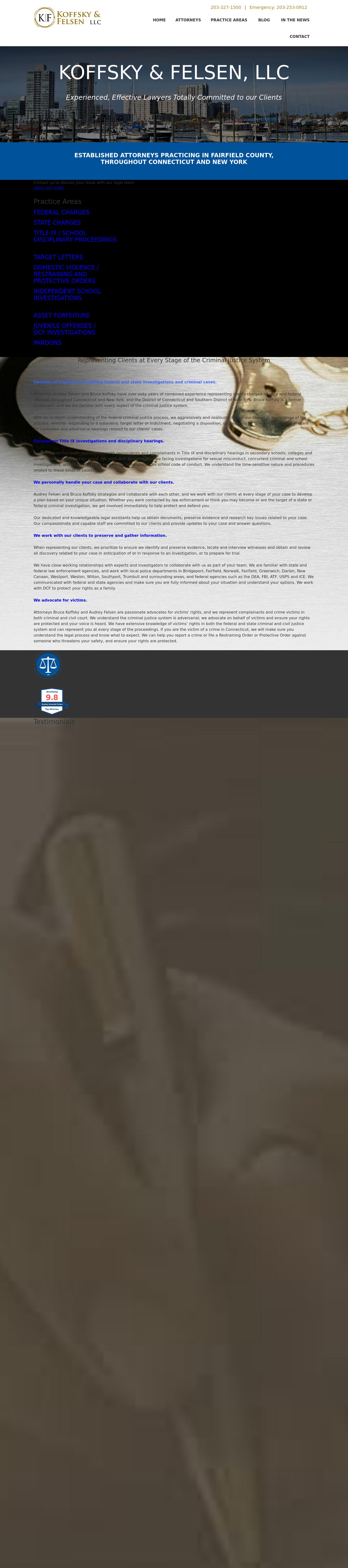 Koffsky & Felsen, LLC - Stamford CT Lawyers