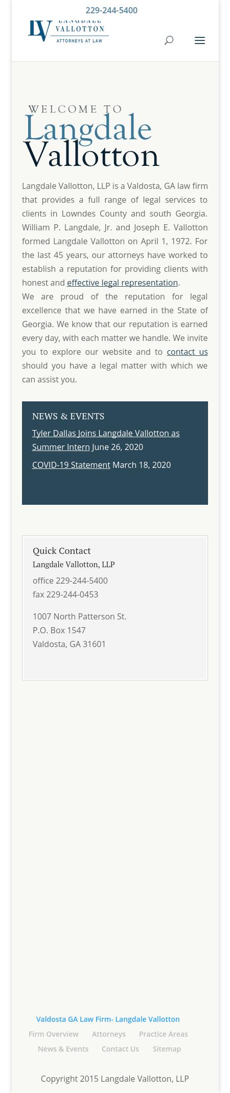 Langdale Vallotton, LLP - Valdosta GA Lawyers