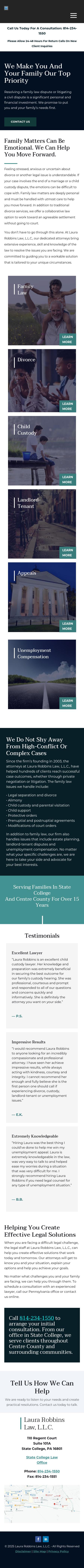 Laura Robbins Law, L.L.C. - State College PA Lawyers