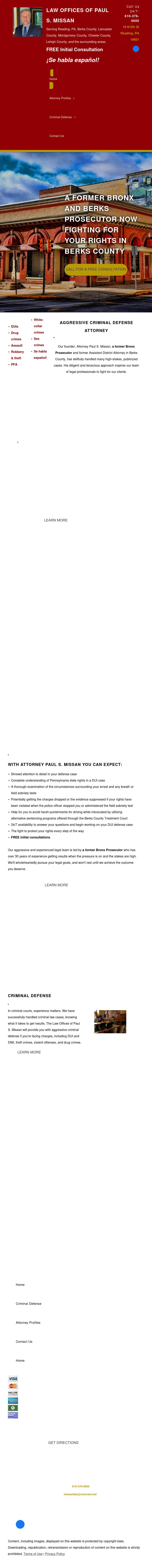 Law Offices of Paul S. Missan - Reading PA Lawyers
