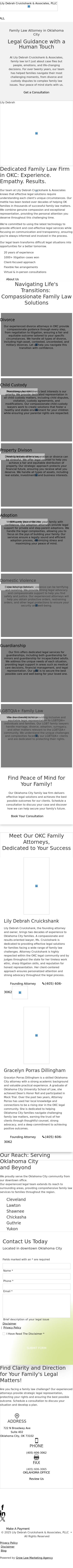 Lily Debrah Cruickshank & Associates, PLLC - Oklahoma City OK Lawyers