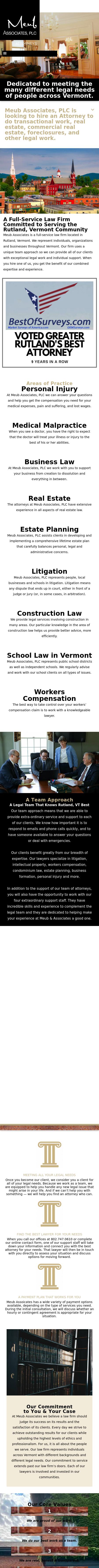 Meub Gallivan & Larson, Attorneys, P.C. - Rutland VT Lawyers