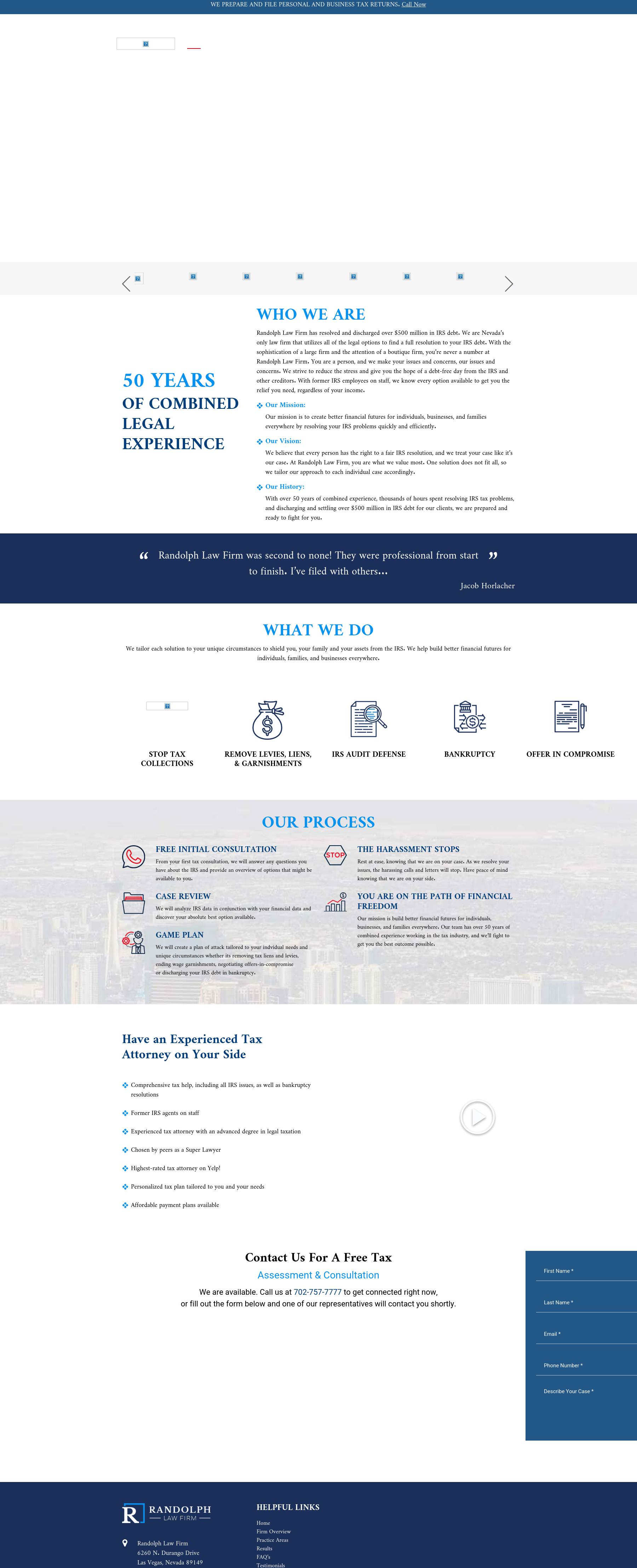 Randolph Law Firm, P.C. - Las Vegas NV Lawyers