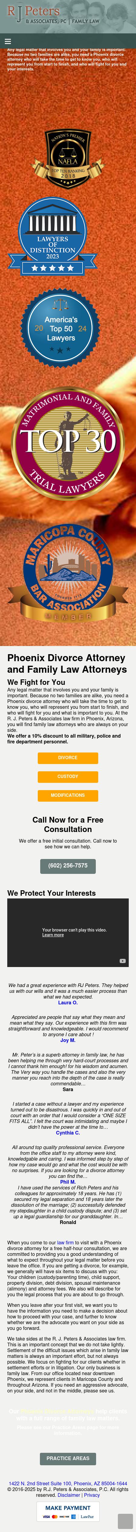R.J. Peters & Associates PC - Phoenix AZ Lawyers