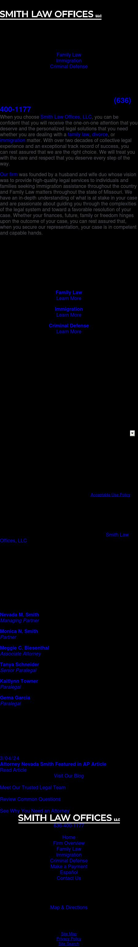 Smith Law Offices, LLC - Saint Charles MO Lawyers