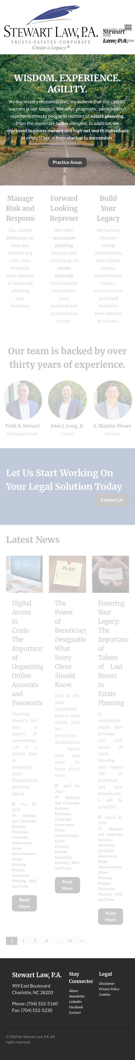 Stewart Law, P.A. - Charlotte NC Lawyers