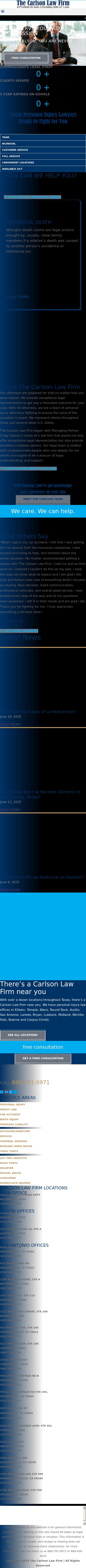 The Carlson Law Firm - Laredo TX Lawyers