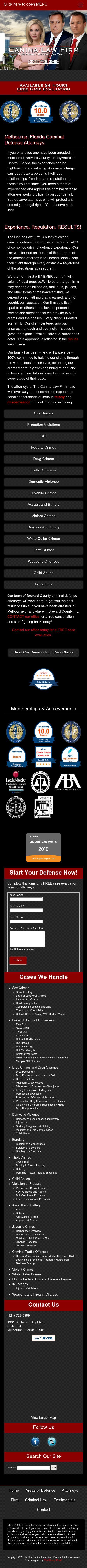 The Law Office of Richard G. Canina - Melbourne FL Lawyers