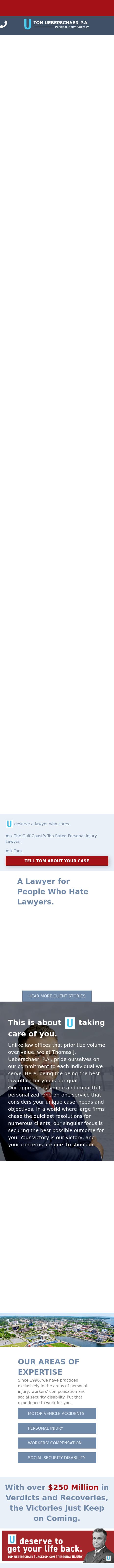 Thomas J. Ueberschaer, P.A. - Pensacola FL Lawyers