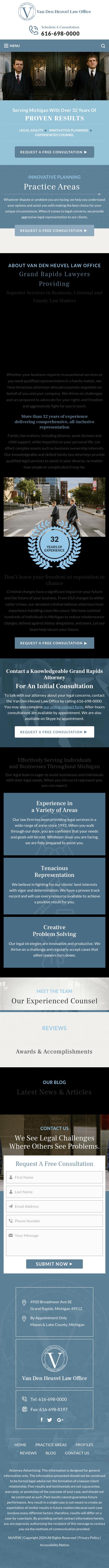 Van Den Heuvel Law Office - Grand Rapids MI Lawyers