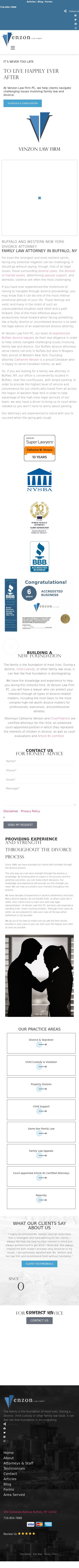 Venzon Law Firm PC - Buffalo NY Lawyers