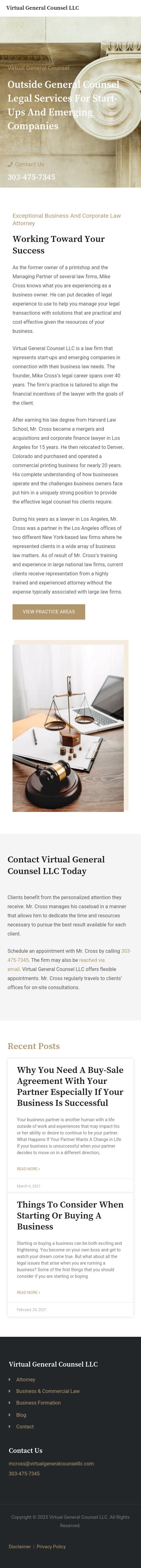 Virtual General Counsel LLC - Centennial CO Lawyers