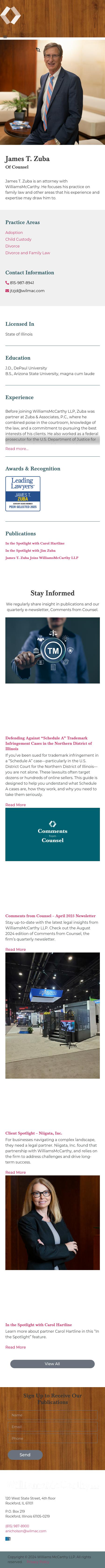 Zuba & Associates, P.C. - Rockford IL Lawyers